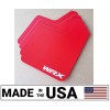 StreetRays [Originals] [SR] STARTER Mud Flaps Set RED with Custom