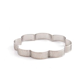 Decora 0064081 Blood Perforated Stainless Steel Baking Frame 16 x 16 x 3.5 H cm