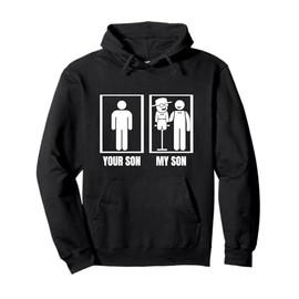 Your Son My Son Dad Mom Funny Ventriloquist Pullover Hoodie