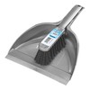 Elliott Dustpan and Brush Set, Durable Plastic Pan with Rubber