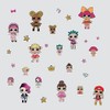 L.O.L. Surprise! RoomMates RMK3888SCS Peel and Stick Wall Decals