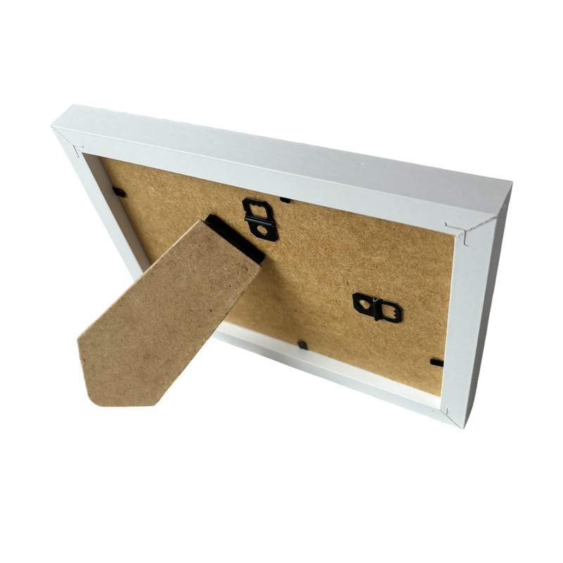Handcrafted Cat Pet Loss Memory Photo Frame, 6x4 inches, White,