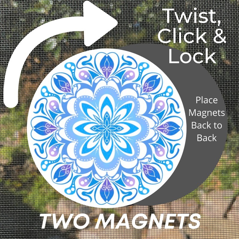 Robbins Aria - Screen Door Magnets – Twist, Click and