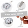 Gatuida Nurse Table Retractable Nursing Clock Nurse Accessories Lapel Watch