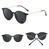 Feisedy B1157 Sunglasses, UV400, UV Protection, Date Glasses, Round Shape,