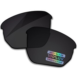 Bowyer POLARIZED Replacement Lenses for Oakley Flak Beta OO9363 Sunglasses - Black