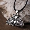 HAQUIL Moth Necklace, Silver Moth Great Gift Jewelry Howling Moth