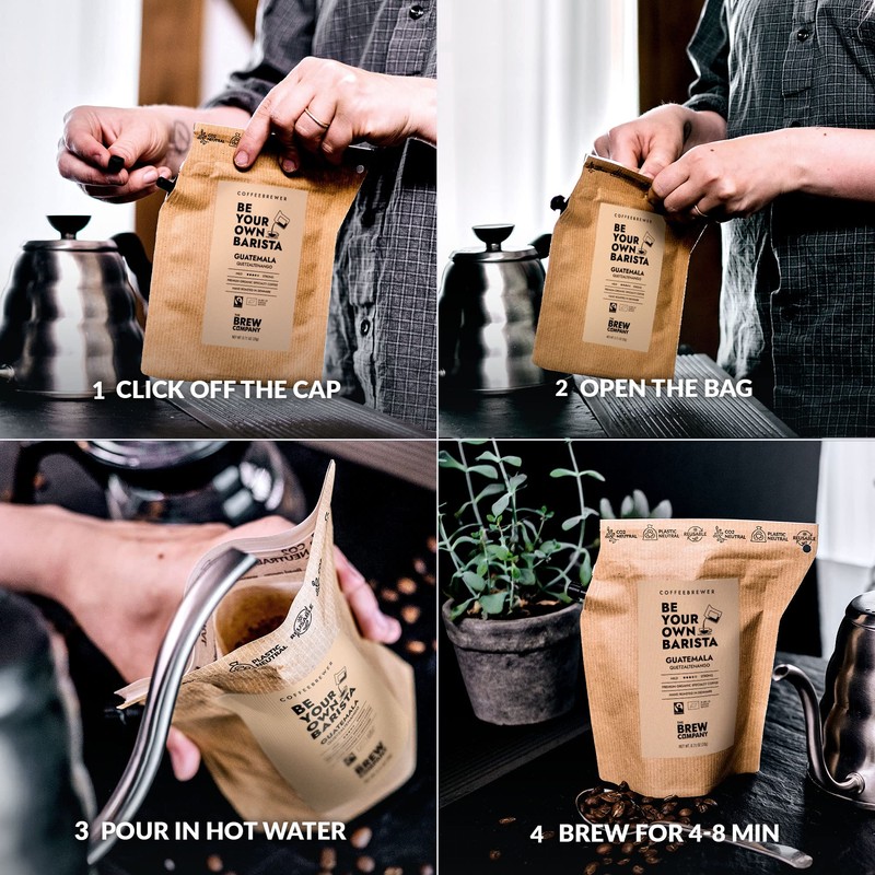 Travel Coffee for The Coffee Lover, Brew 6 Cups of