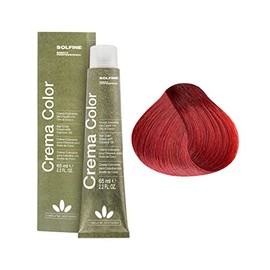 Solfine Crema Color Permanent Hair Color 65 ml, 6RS Ulti Red Copper
