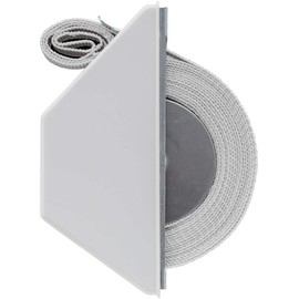 Schellenberg Mini Roller Shutter Rollers with 14 mm Width and 5 m Hole Spacing 13.5 cm Grey Pack of 50500