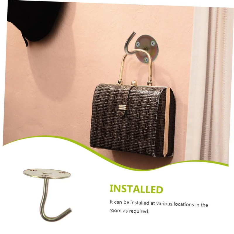 CIYODO 5pcs Multiuse Iron Ceiling Hooks Sturdy Household Ceiling Hooks
