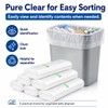Teivio 6 Gallon 80 Counts Medium Garbage Bags Trash Bags,