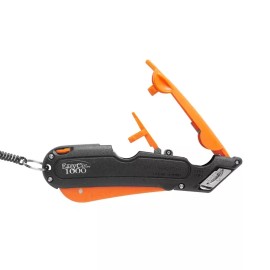 EasyCut Box Cutter 1000N Orange + 10 Count Standard Blades Pack