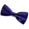 Retreez Pre-Tied Bow Tie (Width: 11.5 cm) - Dark Purple