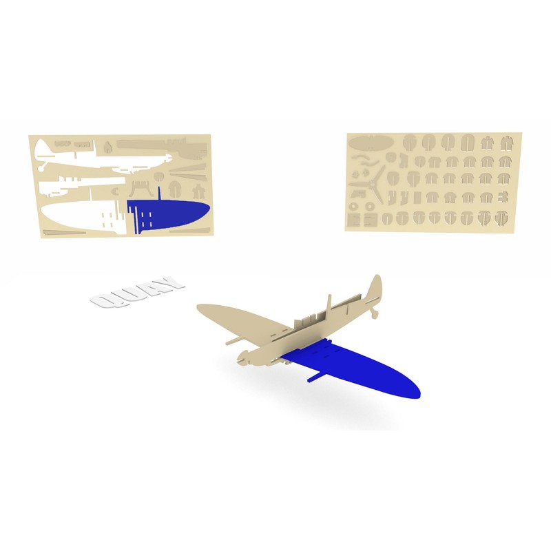 Quay Spitfire Woodcraft Construction Kit FSC