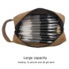 Enyuwlcm Heavy Canvas Stationery Large Pencil Bag with Handle Strap