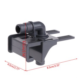 RALIYATX Fixed Holder, Fish for Hose Holder Inlet Outlet Water Pipe Mounting Clip Heavy Duty Clamp for 55mm Thickness Wall - White