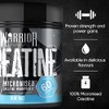 Warrior Creatine Monohydrate Powder – 300g – Micronised for Easy