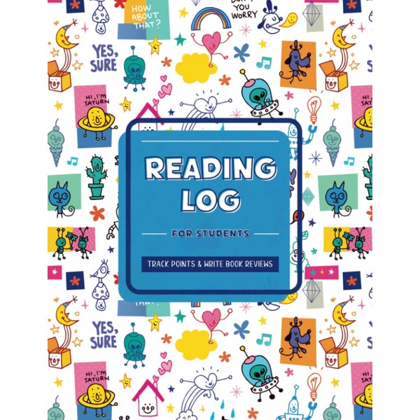 Student Reading Log - Point Tracker and Book Review Journal: