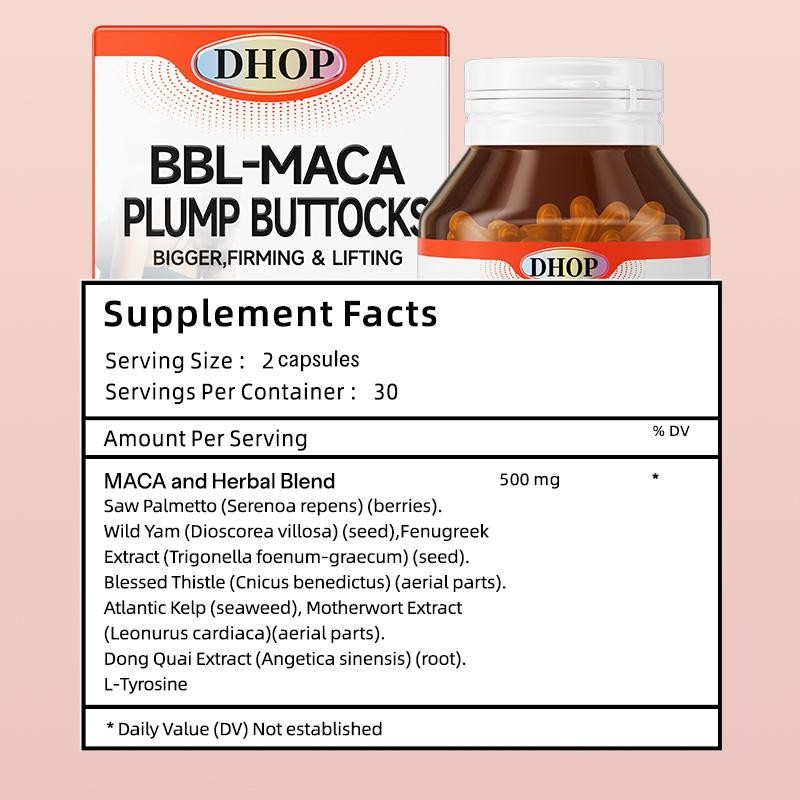 DHOP Plant-Based Firming Supplement – Hip & Thigh Skin Nourishment