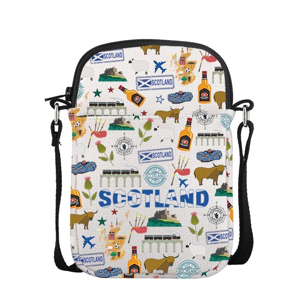 UJIMS Scotland Souvenir Gift Scotland Trip Crossbody Bag Edinburgh Gift