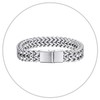 Richsteel Stainless Steel 12MM Franco Chain Bracelet for Men Punk