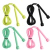 Focenat 4 Pieces PVC Skipping Rope, Adjustable Jump Rope, 280