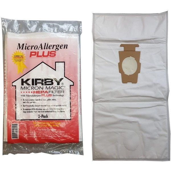 Kirby Micron Magic Vacuum Bags, White