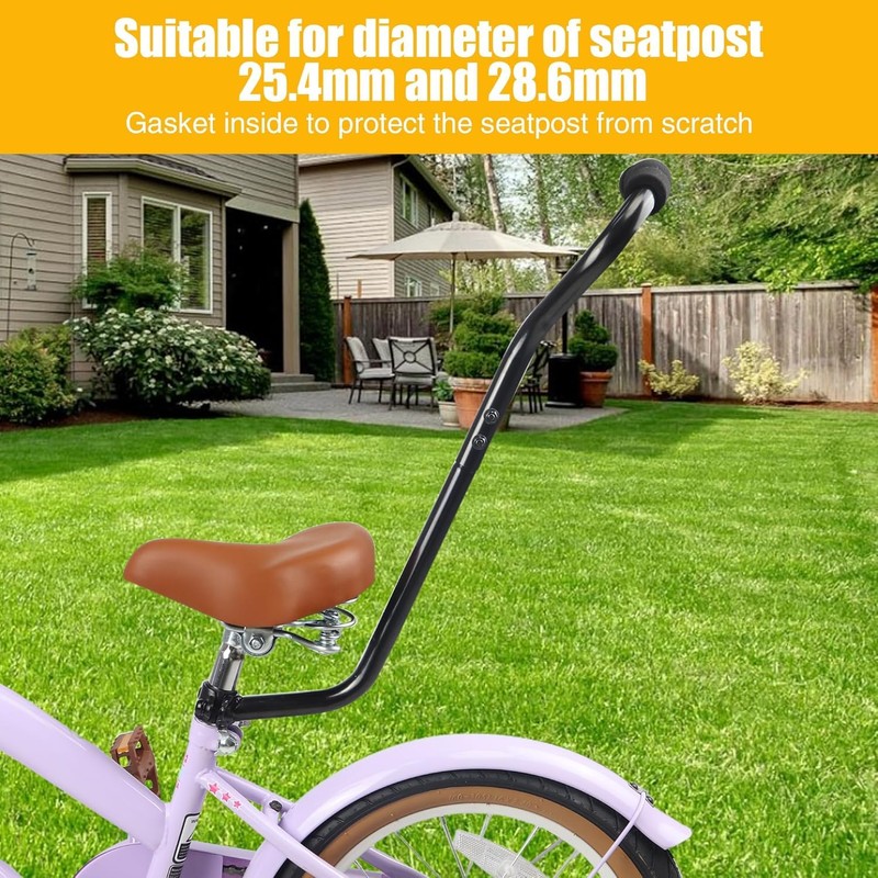 ZUKKA Children's Bicycle Training Push Bar Trainer Handle Balance Push