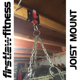 Firstlaw Fitness Joist Mount 200 - Heavy Punching Bag Hanger - for Heavy Bags from 120 LBS to 200 LBS - Made in The USA