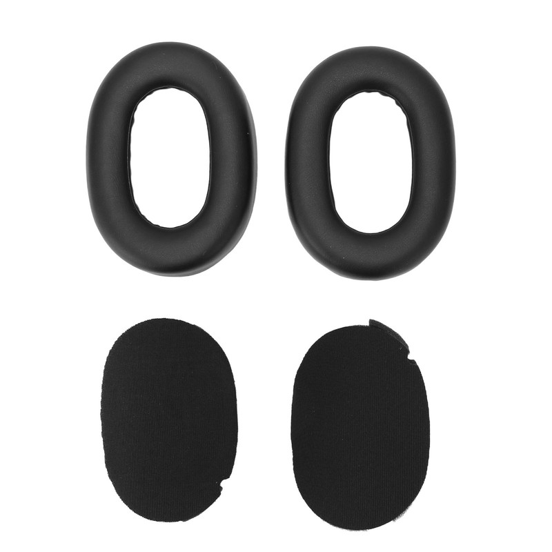 Ear Cushions Replacement Protein Leather Memory Foam Sponge Noise Isolation