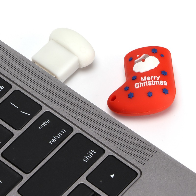 USB Flash Drive Data Storage Christmas Socks Shape High Speed