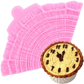 XMOLDNMS Baumstumpf Silikonformen Baumrinde Fondantform Holzrinde Fondant Abdruckmatte für Kuchendekoration Cupcake Topper Candy Gum Paste Schokolade Polymer Clay