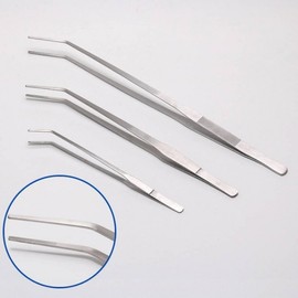 Curved 48cm Aquarium Tweezers for Aquatic Plant Planting, Decorating, and Cleaning Aquatic Plant Tweezers - Curved 48cm