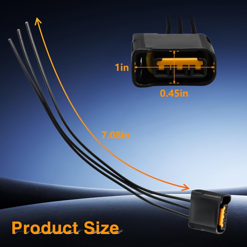 KPALAG 4PCS Ignition Coil Connector Plug with Wire Harness Repair