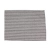 INFEI Soft White Striped Linen Cotton Dinner Cloth Napkins -