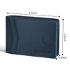 RUNBOX RUNBOX Men's Wallets Slim Rfid Leather 2 ID Window
