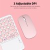 BT Keyboard Mouse Combo BT3.0 Wireless Rechargeable Keyboard Ergonomic Mouse