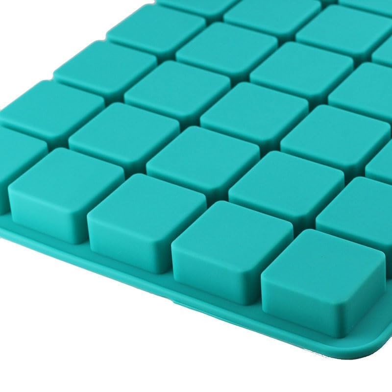 EPYHREHM 40 Cavity Square Caramel Silicone Chocolate Molds For Chocolate