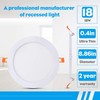 JARLSTAR 8 Inch LED Recessed Light with Junction Box, 12Pack