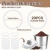 10PCS Reusable Gaskets K Cups for Keurig,Silicone Gaskets for Keurig