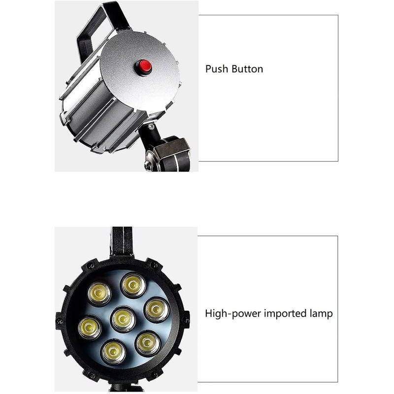 12W Explosion Proof Lighting 24V Adjustable Aluminum Alloy Short Arm