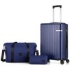 Hoteel Luggage Sets 3 Piece (4-YEARS WARRANTY), ABS+PC Suitcases with