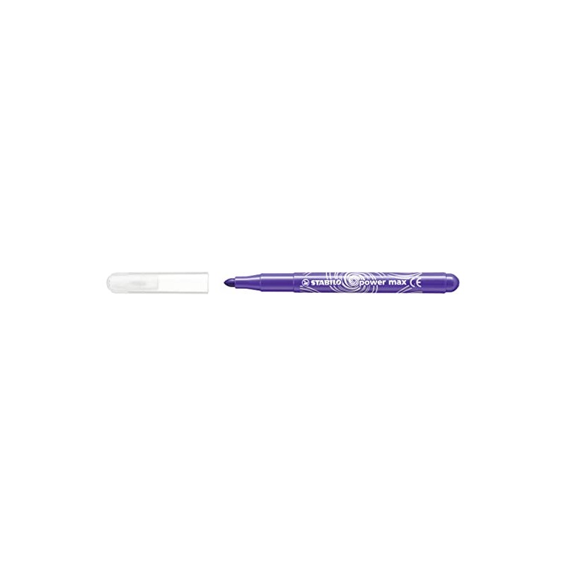 STABILO power max, estuche con 12 marcadores de tinta lavable