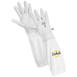 Imkado Beekeeping Gloves Cowhide Leather (12)