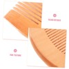 Ipetboom Wooden Hair Comb Set 8 Pcs Fine Tooth Portable
