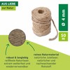 Windhager Jute Twine, Single, 4 mm x 50 m, beige