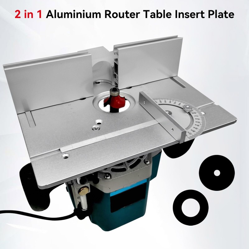 Router Table Insert Plate, 2 in 1 Woodworking Bench Flip