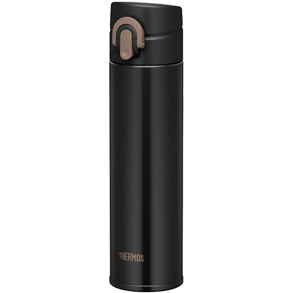 Thermos Vacuum Insulated Travel Flask, One-Touch Open Type, 13.5 fl oz, (0.4 L)