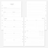 MAY PAPER CO. 2026 A5 Weekly Planner Refill, Week on